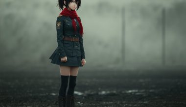Vibrant Elegance: Discovering the Trendsetting Wardrobe of Mikasa Ackerman from Attack on Titan - Alihoub