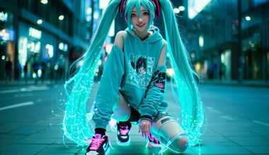 Vocaloid Vogue Transforming Hatsune Miku into a Street Style Icon - Alihoub