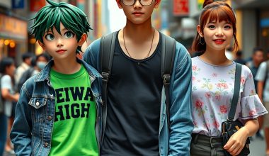 Stylish Shenanigans Fashionably Casual Outfits Inspired by 'My Hero Academia' Characters - Alihoub