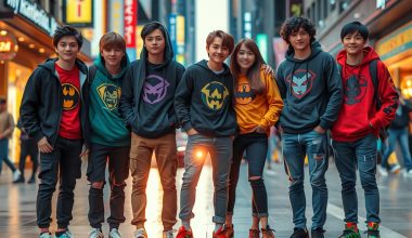 Street Style Heroism Embracing Casual Looks Inspired by My Hero Academia Characters - Alihoub
