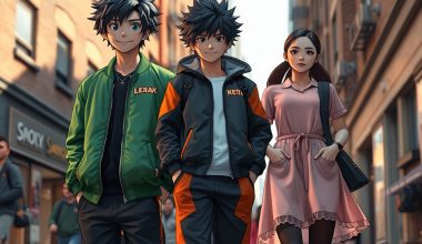 Stylish Escapades Unleashing Casual Fashion with My Hero Academia's Quirky Characters - Alihoub