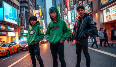 Stylish Streets Unleashing the Casual Chic of Harajuku's My Hero Academia Characters - Alihoub