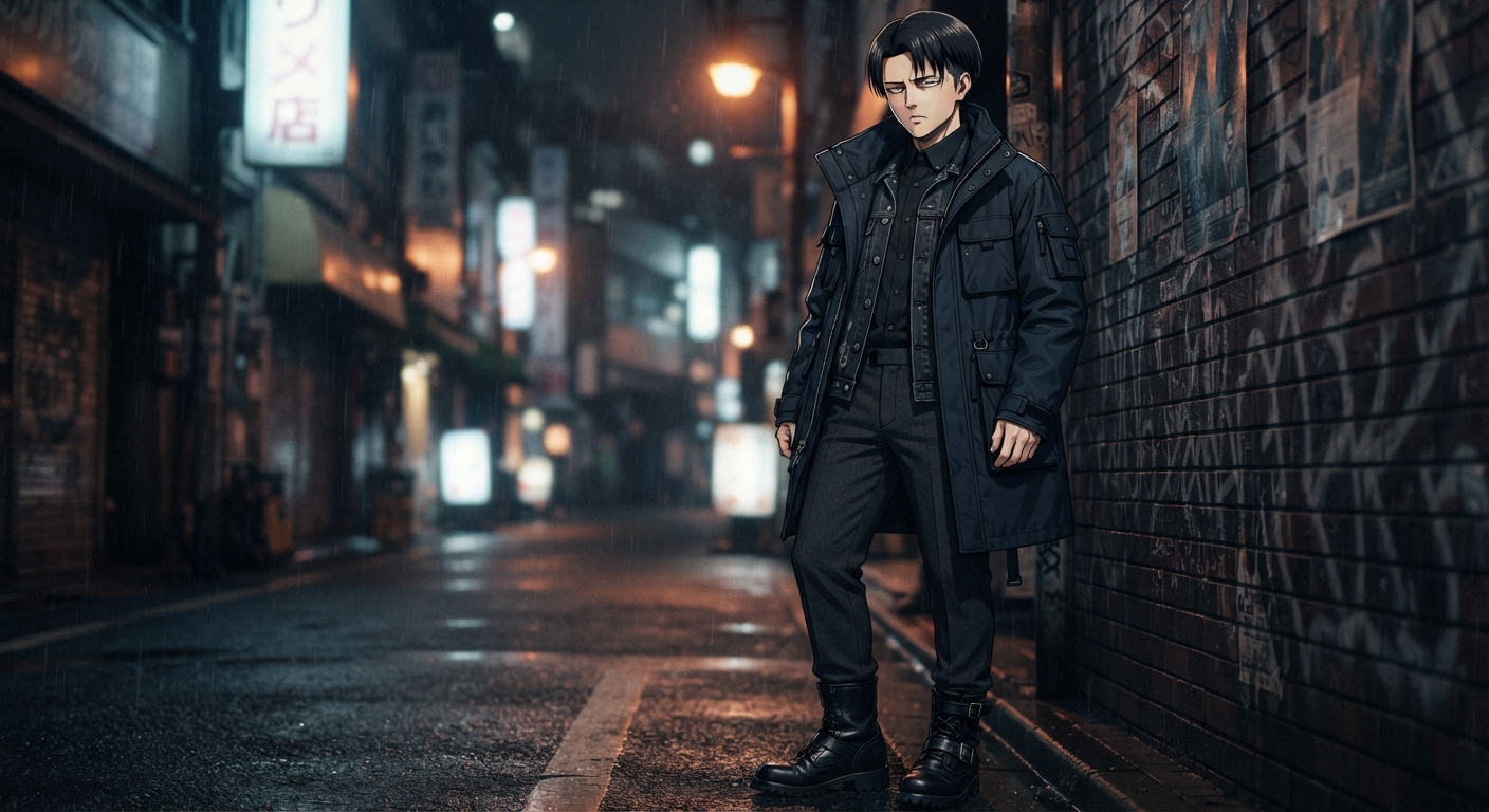 Chill Couture Casual Street Style Reimagined for Attack on Titan’s Levi - Alihoub
